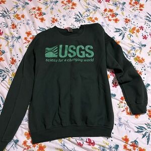 Green USGS Crewneck
